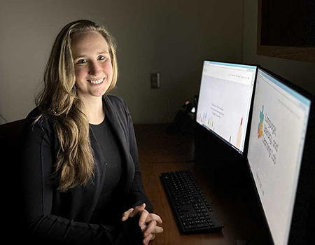 News - Alper in her lab